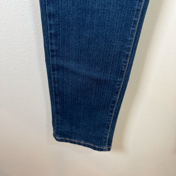 Paige Skyline Skinny Jeans Dark Blue Wash Denim Stretch Mid Rise USA  Size 29x31 - Picture 4 of 10